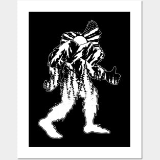 Sasquatch Mountains Art Posters and Art